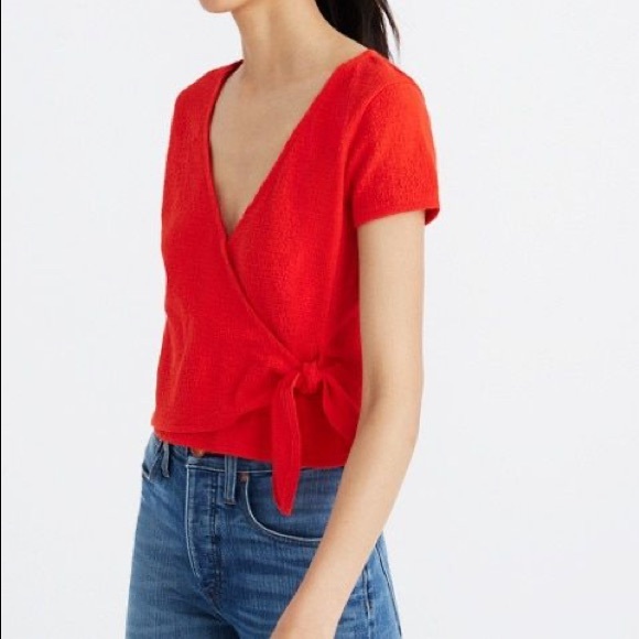 Red tie top - Picture 1 of 3